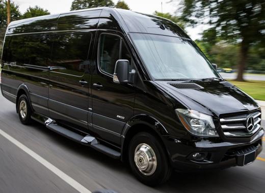 Black Luxury Van
